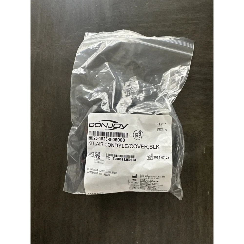 DonJoy Defiance Drop Lock Adjustable Knee Brace Black with Carry Bag Lot Kits SM